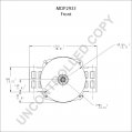 MDP2933 | PRESTOLITE LEECE NEVILLE | ALTERNATOR MDP2933 