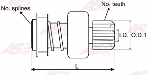 SD0311(BOSCH) | AUTO STARTER | Bendiks do rozrusznika SD0311(BOSCH) 