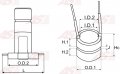 UD11403ABEC | AUTO STARTER | PierÅ›cienie Å›lizgowe do alternatora UD11403ABEC 