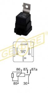 9.9140.1 | IKA - GEBE | Relay w. skirt 24V, T3, C5 10/20A resistor 9.9140.1 