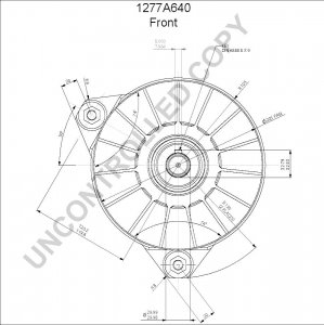 1277A640 | PRESTOLITE LEECE NEVILLE | ALTERNATOR W WERSJI 1277A690 [24V][155A] [1277A640] 1277A640 1277640