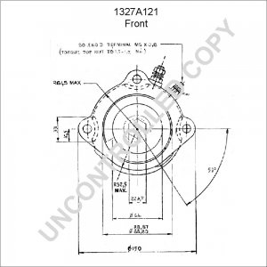 1327A121 | PRESTOLITE LEECE NEVILLE | ROZRUSZNIK [12V][3.6kW]  1327A121 S115A-12-15M