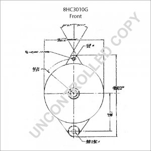 8HC3010G | PRESTOLITE LEECE NEVILLE | ALTERNATOR 8HC3010G 