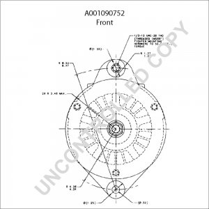 A001090752 | PRESTOLITE LEECE NEVILLE | ALTERNATOR A001090752 