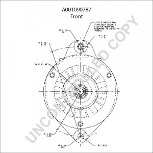 A001090787 | PRESTOLITE LEECE NEVILLE | ALTERNATOR A001090787 