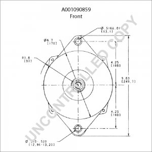 A001090859 | PRESTOLITE LEECE NEVILLE | ALTERNATOR A001090859 