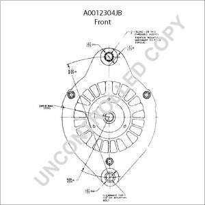 A0012304JB | PRESTOLITE LEECE NEVILLE | ALTERNATOR A0012304JB 