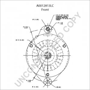 A0012813LC | PRESTOLITE LEECE NEVILLE | ALTERNATOR A0012813LC 