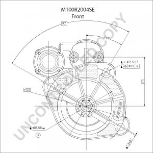 M100R2004SE | PRESTOLITE LEECE NEVILLE | ROZRUSZNIK M100 12V 4KW M100R2004SE M100R2004SE