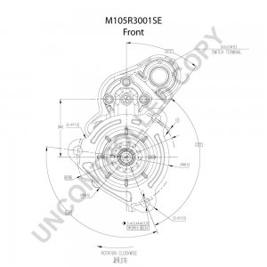 M105R3001SE | PRESTOLITE LEECE NEVILLE | ROZRUSZNIK M105 24V M105R3001SE M105401