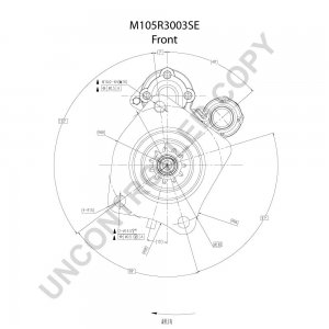 M105R3003SE | PRESTOLITE LEECE NEVILLE | M105 24V 7,5 ROZRUSZNIK M105R3003SE M105403