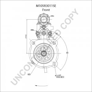 M105R3011SE | PRESTOLITE LEECE NEVILLE | M105 24V 7,5 ROZRUSZNIK M105R3011SE M105411