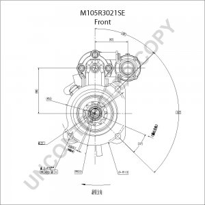 M105R3021SE | PRESTOLITE LEECE NEVILLE | M105 24V 7,5 ROZRUSZNIK M105R3021SE M105421