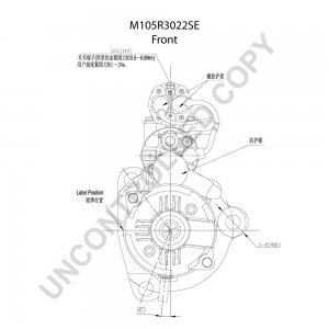 M105R3022SE | PRESTOLITE LEECE NEVILLE | M105 24V 7,5 ROZRUSZNIK M105R3022SE M105422