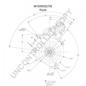 M105R3027SE | PRESTOLITE LEECE NEVILLE | M105 24V 7,5 ROZRUSZNIK M105R3027SE M105427