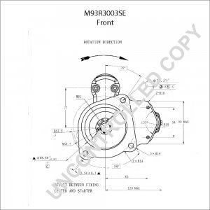 M93R3003SE | PRESTOLITE LEECE NEVILLE | ROZRUSZNIK M93R 24 6KW M93R3003SE M93R3003SE