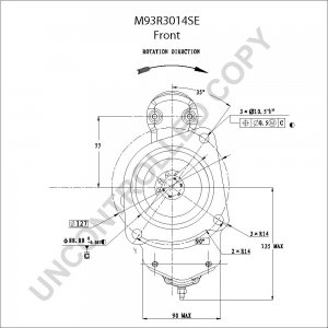 M93R3014SE | PRESTOLITE LEECE NEVILLE | ROZRUSZNIK M93R 24 6KW FOR CUMMINS M93R3014SE M93R3014SE