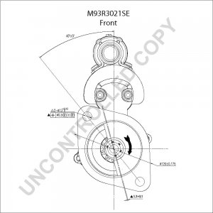 M93R3021SE | PRESTOLITE LEECE NEVILLE | ROZRUSZNIK M93R3021SE 