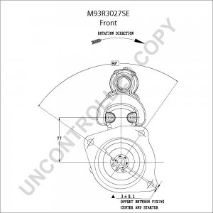 M93R3027SE | PRESTOLITE LEECE NEVILLE | ROZRUSZNIK M93R3027SE 