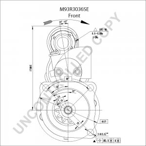 M93R3036SE | PRESTOLITE LEECE NEVILLE | ROZRUSZNIK M93 24V 6KW M93R3036SE M93R3036SE