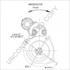 M93R3037SE | PRESTOLITE LEECE NEVILLE | ROZRUSZNIK M93 24V 6KW M93R3037SE M93R3037SE