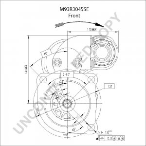 M93R3045SE | PRESTOLITE LEECE NEVILLE | ROZRUSZNIK M93R3045SE 