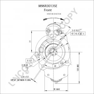 M96R3013SE | PRESTOLITE LEECE NEVILLE | ROZRUSZNIK M96R3013SE 