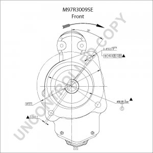 M97R3009SE | PRESTOLITE LEECE NEVILLE | ROZRUSZNIK M97 24V 6KW M97R3009SE M97R3009SE