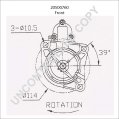 20500760 | PRESTOLITE LEECE NEVILLE | ROZRUSZNIK 12V 1.4KW FORD SCORPIO, SIERRA 20500760 20500760