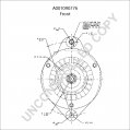 A001090776 | PRESTOLITE LEECE NEVILLE | ALTERNATOR A001090776 