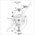 A0012400JB | PRESTOLITE LEECE NEVILLE | ALTERNATOR A0012400JB 